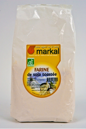 Farine de Soja Toastée Produit Bio AB: Bahadourian, Farine de Soja Toastée  Produit Bio AB Sachet 500g - Markal, Produits Bio AB