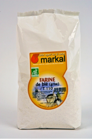 Farine de Blé Grise T110 Produit Bio AB
