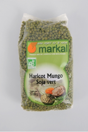 Haricot Mungo Soja Vert Produit Bio AB: Bahadourian, Haricot Mungo Soja Vert  Produit Bio AB Sachet 500g - Markal, Produits Bio AB