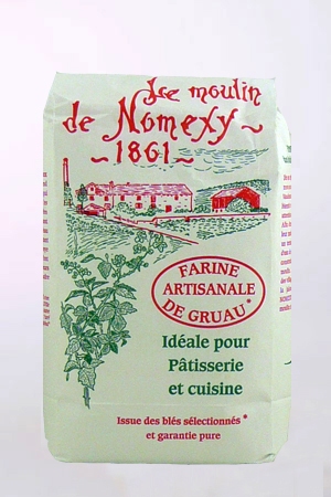 Farine Artisanale de Gruau T45: Bahadourian, Farine Artisanale de Gruau T45  Paquet 1kg - Le Moulin de Nomexy 1861, Céréales & Pâtes