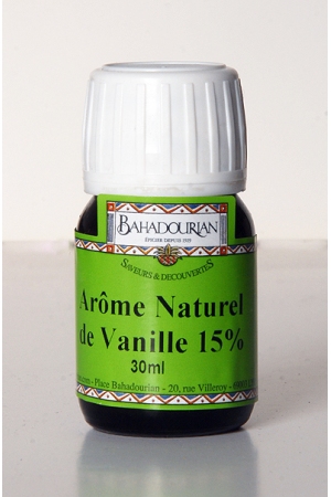 Arôme Naurel de Vanille 15% d'Alcool