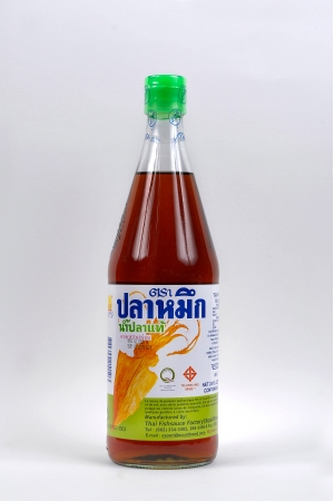 Sauce de poisson Thaï Nam Pla ( Nuoc mam ) Squid Contenance 60ml