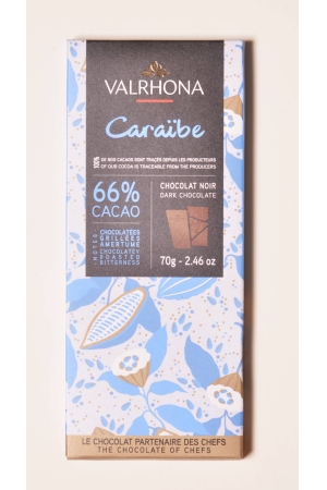 Chocolat Noir Valrhona Caraïbe 66%