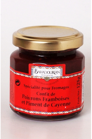 Confit de Poivrons Framboises et Piment de Cayenne
