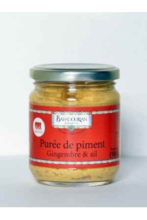 Purée de Piment, Gingembre & Ail