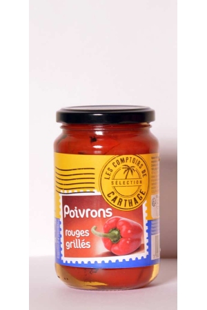 Poivrons Rouges Grillés en Saumure